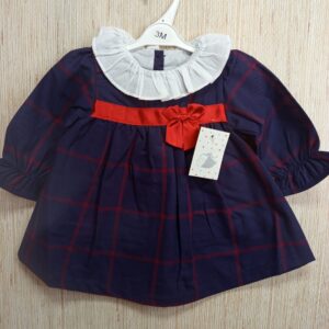 VESTIDO AZUL MARINO BEBE