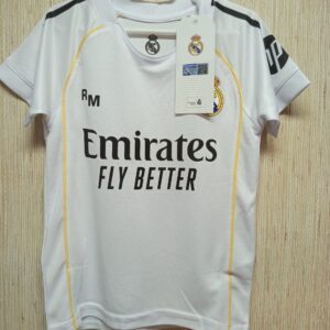 CAMISETA DE FUTBOL YUNIOR REAL MADRID MBAPPE