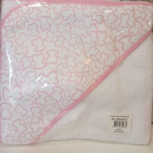 CAPA BAÑO BEBE ALGODON OSITO TOUS 80X80 CM
