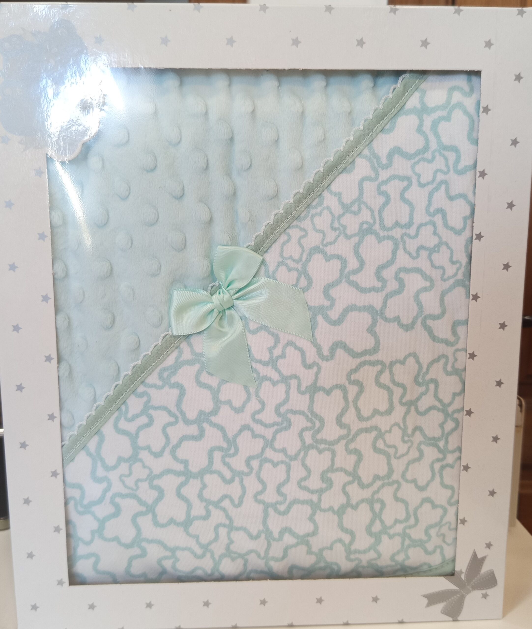 MANTA CARRO MINI CUNA OSITO TOUS - Imagen 2